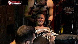 FistingInferno – Sub Bitch Derek Cage Deliciously Dominated By Hunks & Creampied